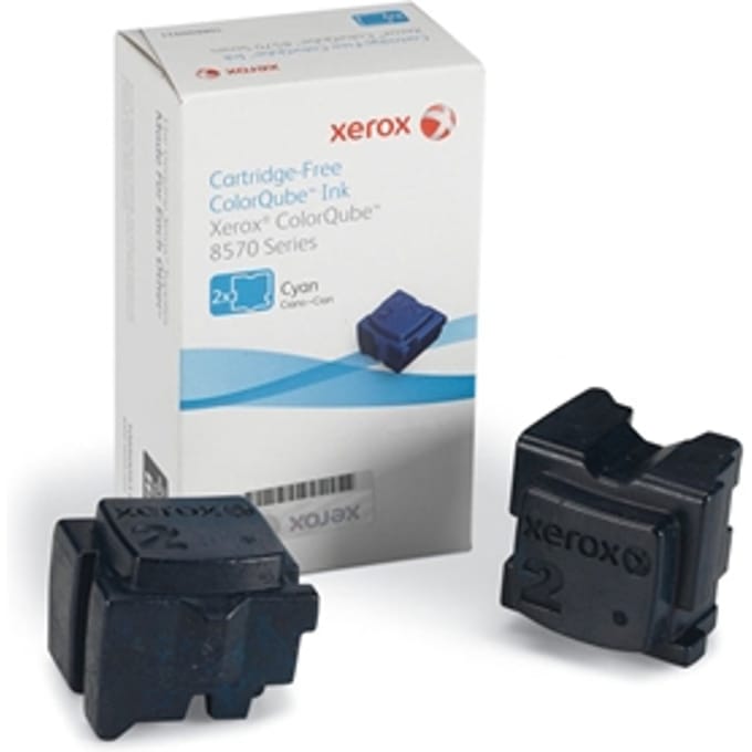 Xerox 108R00931 solid inkt cyaan 2 stuks (origineel)