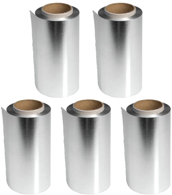 5x Sibel High-light Aluminium Folie 12cmx100m 480gr