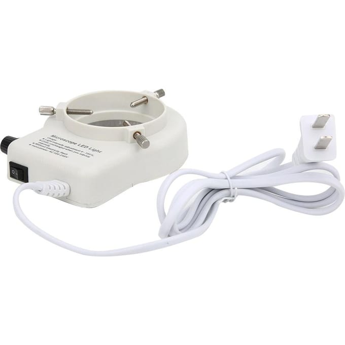 Anneau lumineux à 56 LED Caméra industrielle Lampe annulaire réglable Source de lumière pour microscopes stéréo