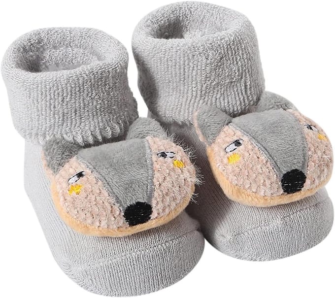 Baby sokken - Peuterschoentjes - Binnenhuis lopen - Antislip zool - Set van 20 - Wit