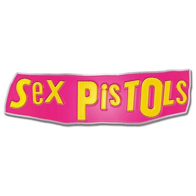 Sex Pistols - Classic Logo Pin - Roze/Geel