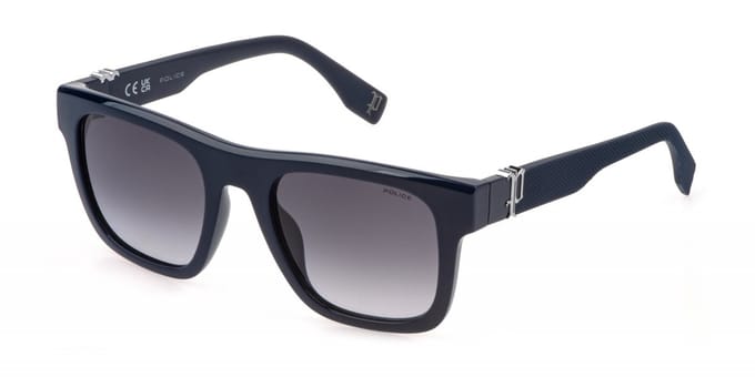 Police SPLQ79 Blu scuro lucido 53/21/145 MAN Zonnebrillen