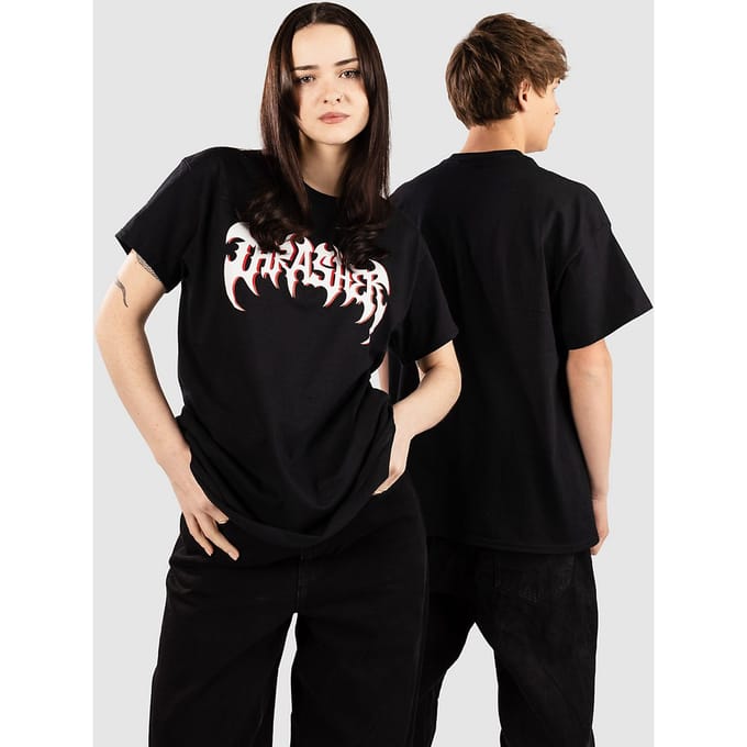 Thrasher Heavy Metal T-Shirt zwart