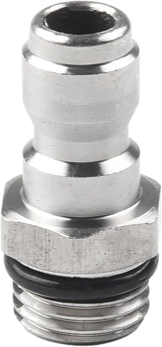 Hogedrukreiniger Adapter - Sneeuwschuim Koppeling - Efficiënt Autowassen - Snelle Legering Interface - 1/4 Inch - Zwart