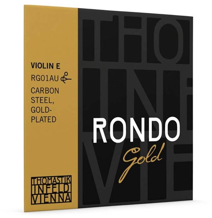 Thomastik Infeld THRG-01AU violin string E-1 4/4 medium, carbon steel, gold plated