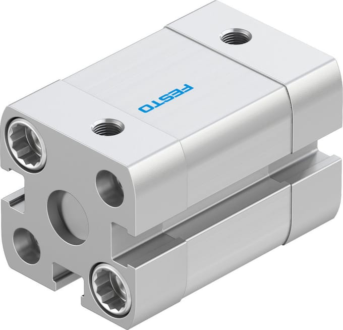 Festo Compacte Cilinder 16mm Boring 10mm Slag ISO 21287 Dubbelwerkend - 536227 - P2BJM