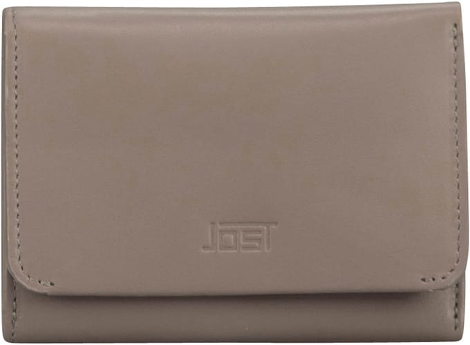 JOST Leren portemonnee Arva Slg Wallet Malt Taupe