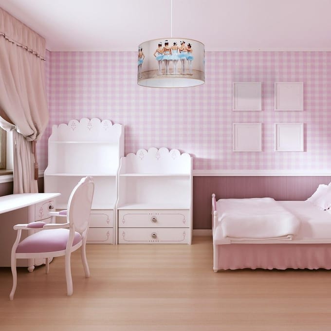 Hanglamp Ballerina E27 - Kinderkamer - Meisjes - 60W