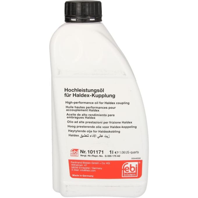 Febi Haldex Koppelingsolie 101171 Vierwielaandrijving 1L Geel