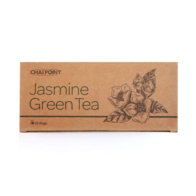Groene thee met jasmijn (25 stuks, 1,5 gram), Jasmijn Groene Thee, Chai Point beige