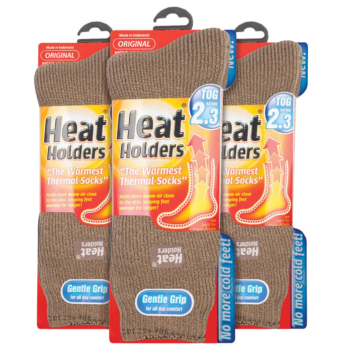 HEAT HOLDERS - 3-Pack Multipack Heren Geïsoleerde Thermosokken voor de Winter