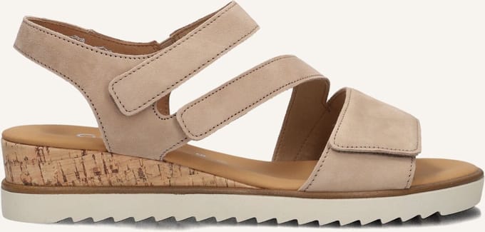 Gabor 754.1 Sandalen - Met Sleehak - Dames - Beige - Maat 37