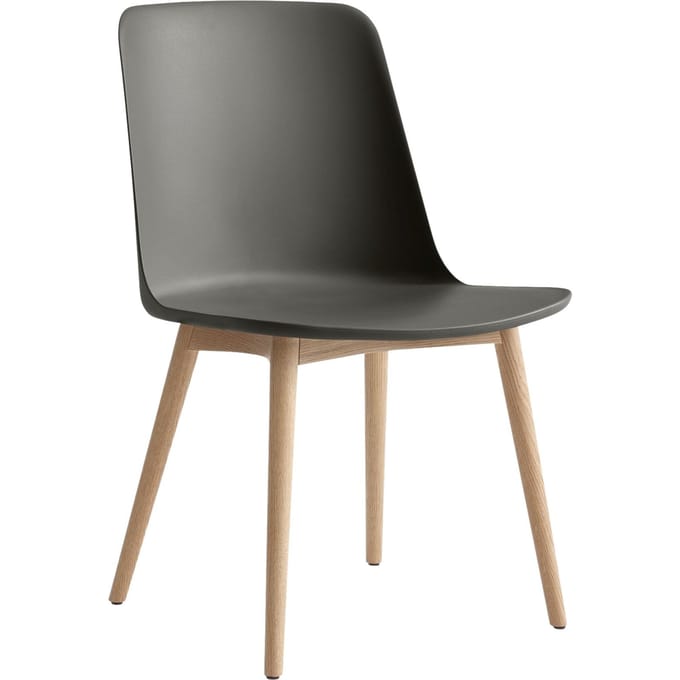 &Tradition Rely HW71 Stoel - Gray Stone - oak