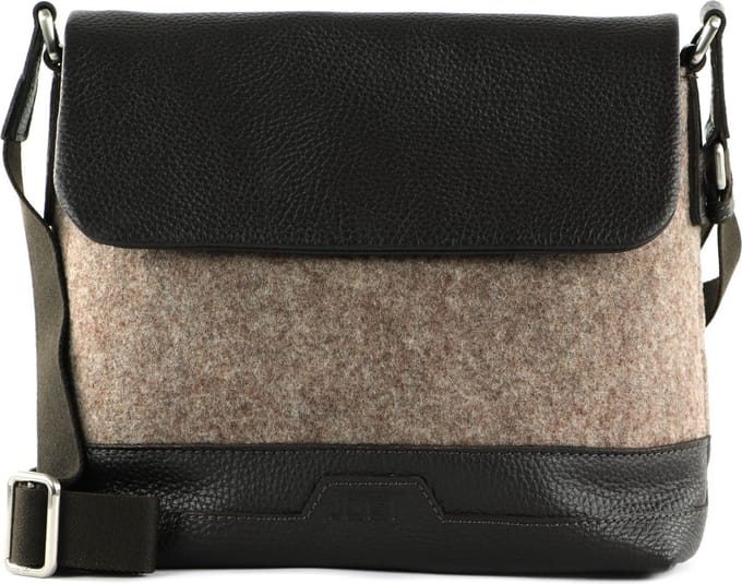 JOST Schoudertas Farum Shoulderbag with Flap Coffee Bruine