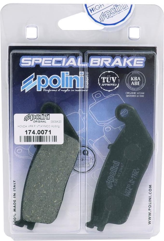 Plaquette de frein Polini pour Scooter Honda 600 Silver Wing Neuf