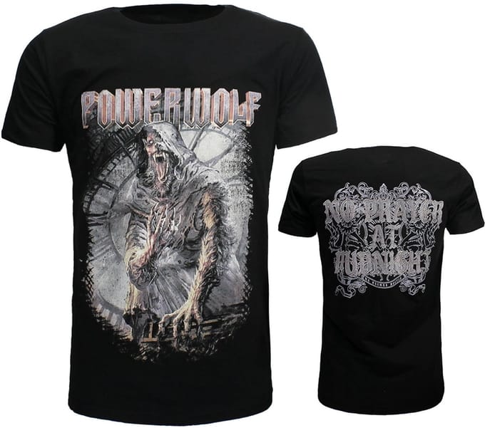 Powerwolf No Prayer At Midnight T-Shirt - Officiële Merchandise - M