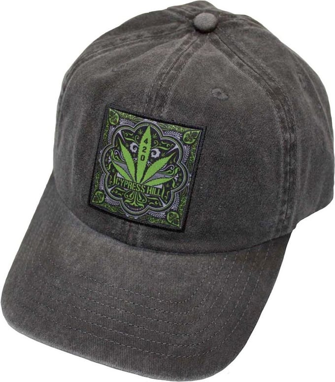 Cypress Hill - 420 Leaf Baseball pet - Grijs