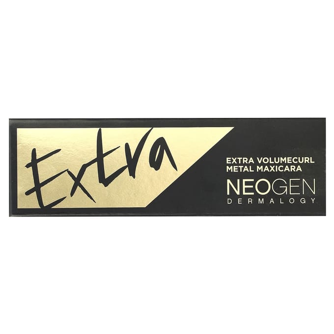 Neogen, Extra Volume Curl Metal Maxicara Refill, 01 Black, 4 ml (0.13 fl oz) black
