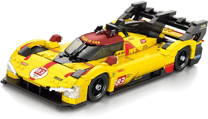 Reobrix gele sportauto 11042