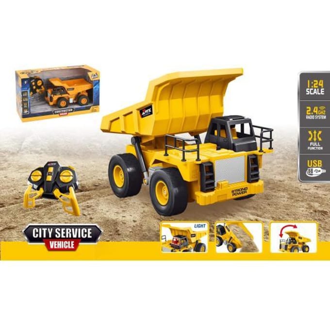 RC Dump Truck met licht RC Voertuigen