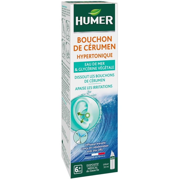 Humer Hypertonische Oorsmeerverwijderaar Spray 50 Oordruppels