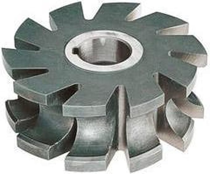 Halfronde profielfrees HSS DIN 855 80x32mm, R8,0 FORMAT