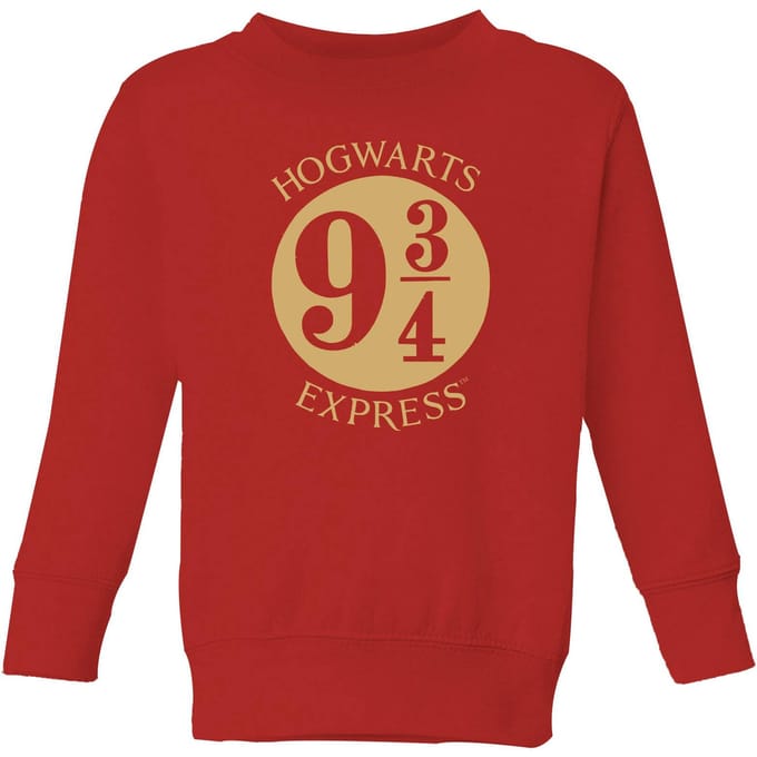 Harry Potter Platform Kids' Sweatshirt - Red - 98/104 (3-4 jaar)