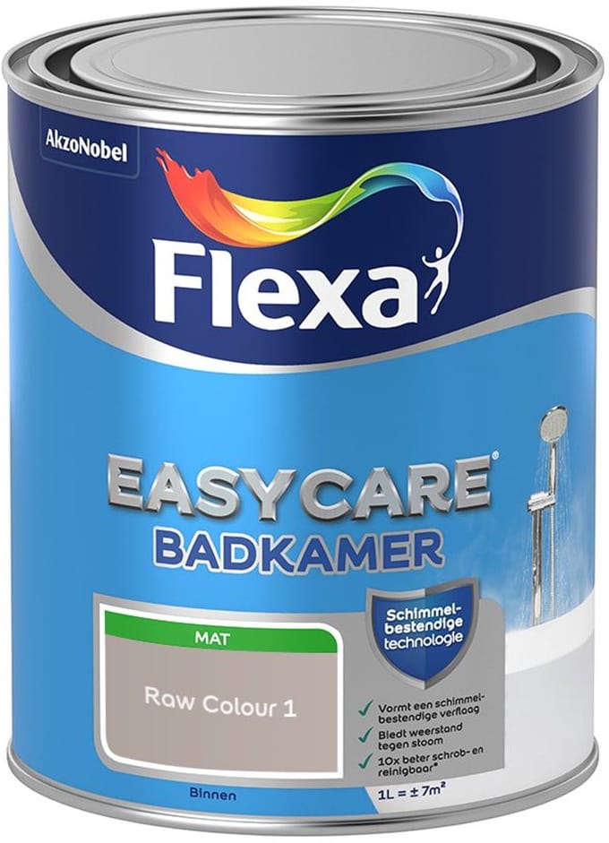Flexa - Easycare Badkamer - Raw Colour 1 - Mengverf - 1 L