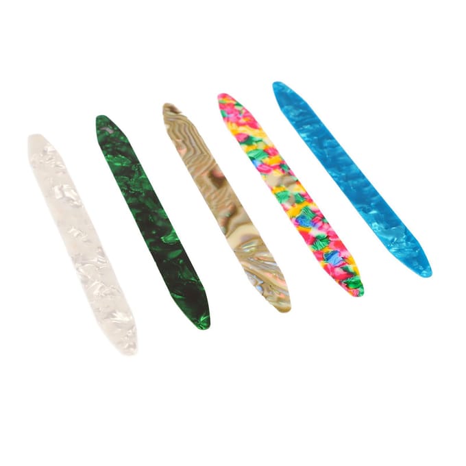 5 Stuks Oud Plectrum Plectrum Professioneel Patroon Bedrukt Oud Plectrum Plectrum Set voor Schooloptreden white