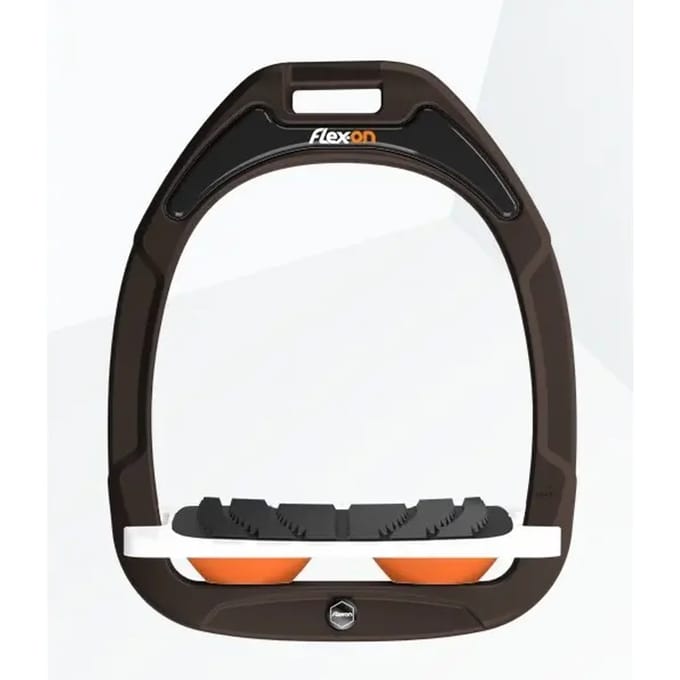 Ingelijste Grip Bruin/Wit/Oranje Flex-On Green Composite