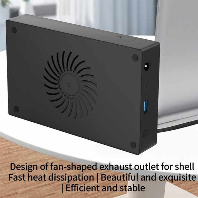 2,5/3. 5 Inch SSD-behuizing Externe harde schijfbehuizing 20TB SATA naar USB 3.0 harde schijfbehuizingadapter voor pc-laptop gray