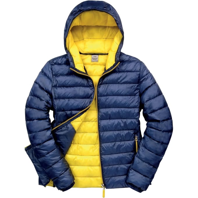 Result Men´s Snow Bird Hooded Jacket RT194M - NAVY/YELLOW - L