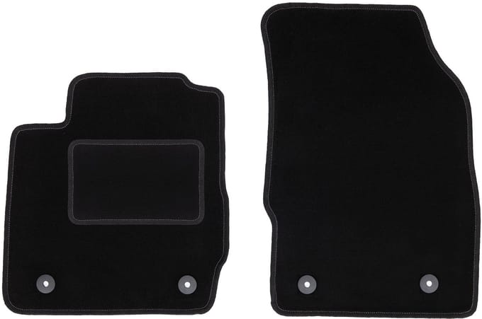 Voormatten zwart voor: Mazda 2 II hatchback (2007-2015)