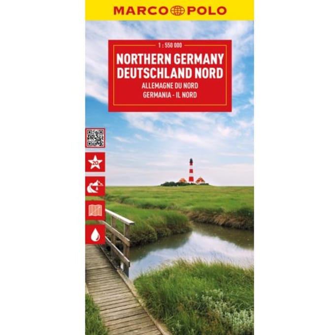 Marco Polo Duitsland Noord - Marco Polo Wegenkaart