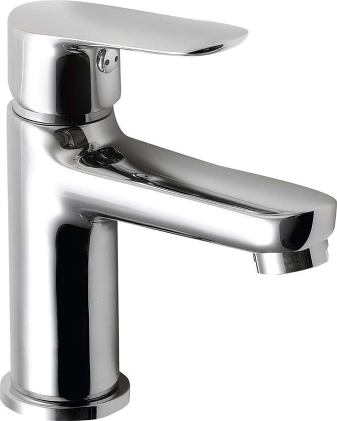 Sapho Small Staande wastafelmengkraan, 13,9cm, chroom