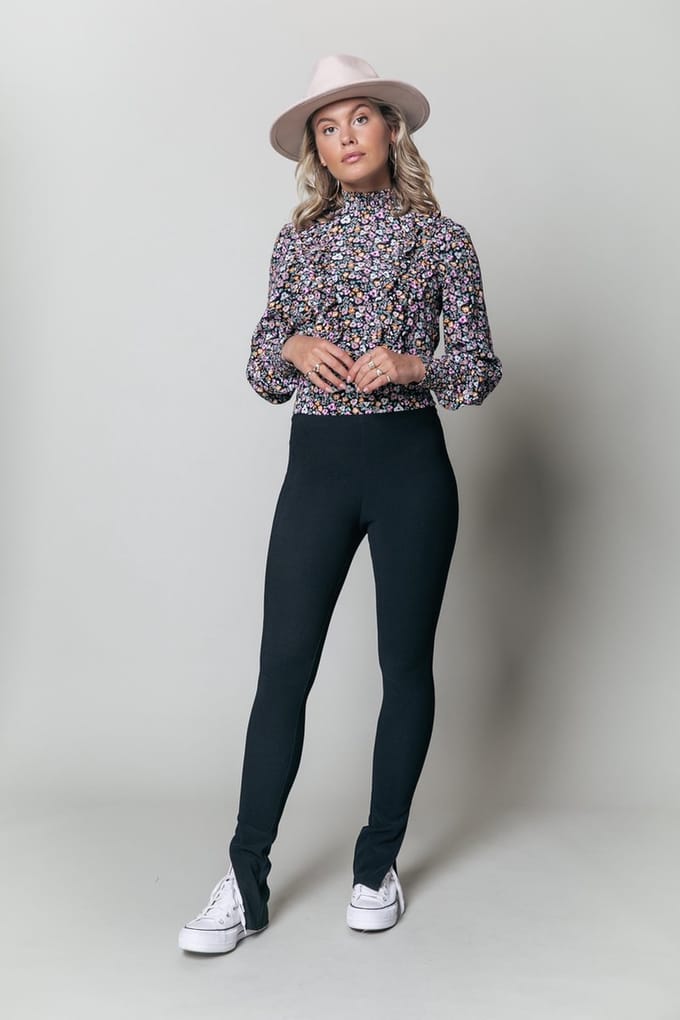 Colourful Rebel  - Maat M - Ziva High Rise Slit Tregging