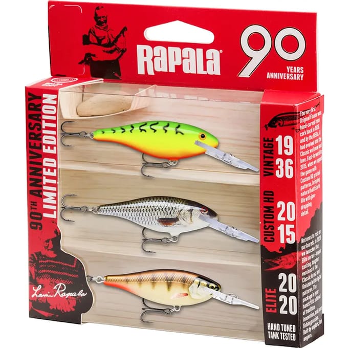 Lok Rapala R90 Shad Rap (x3)