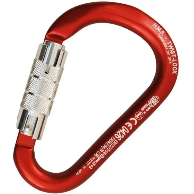 Aluminium klimgereedschapcarabiner Kong HMS