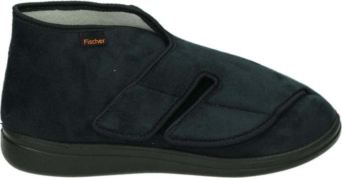 Fischer 0556 - Dames pantoffels - Kleur: Zwart - Maat: 46