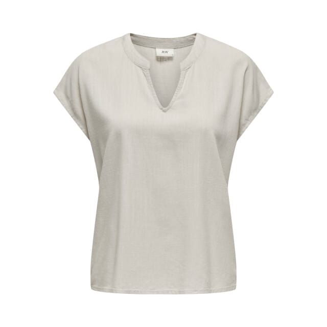 JDY - JDYCAYA LION LINEN S/S TOP WVN DIA - Dames - Blouses