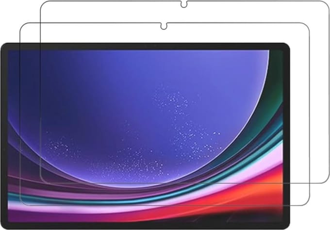 Screenprotector Geschikt voor Samsung Galaxy Tab S10 Plus/S9 Plus/S9 FE Plus/S7 FE 5G/S8+ 12.4 Inch screenprotector tempered glass 2pack - Galaxy Tab S10 Plus (12.4 inch) Screen Protector