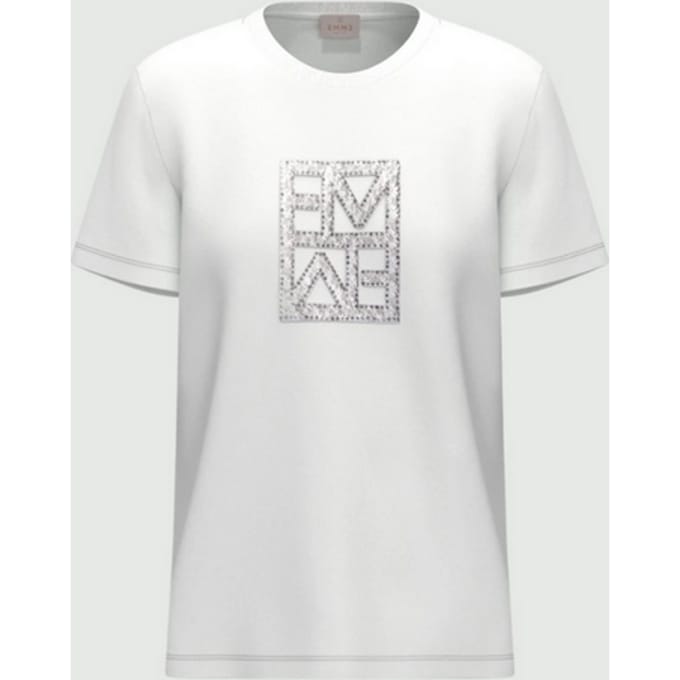 t-shirt met witte vrouw print
