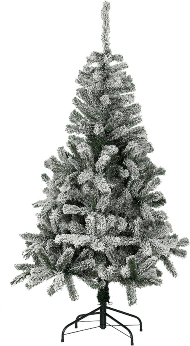 GUIRMA - Luxe kunstkerstboom met sneeuweffect 210 cm realistisch en stabiel