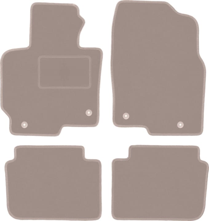 Beige veloursmatten voor: Mazda CX-5 I SUV (2012-2017)