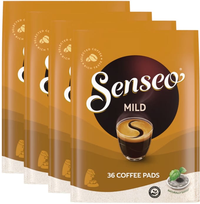 Senseo Mild - Multipack - 144 (4 x 36) Koffiepads