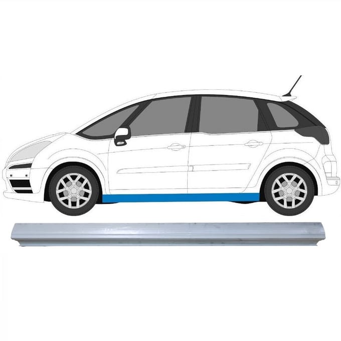 Reparatie dorpel voor Citroen C4 Picasso 2006-2013 / Links