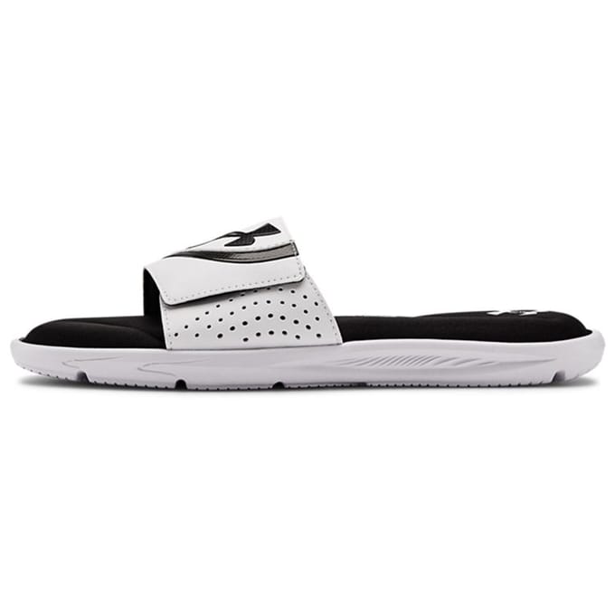 Under Armour Ignite 6 Slide Wit Zwart Heren Sneakers 3022711-100 41 white