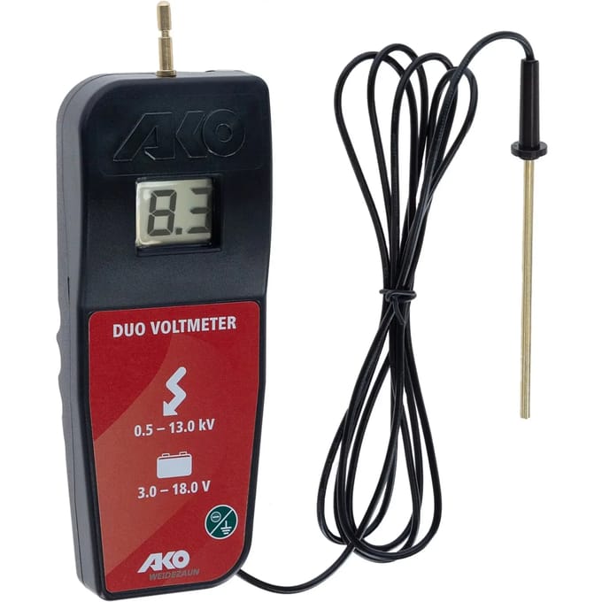 Voltmeter duo digitaal voltage 9v/12v Ako