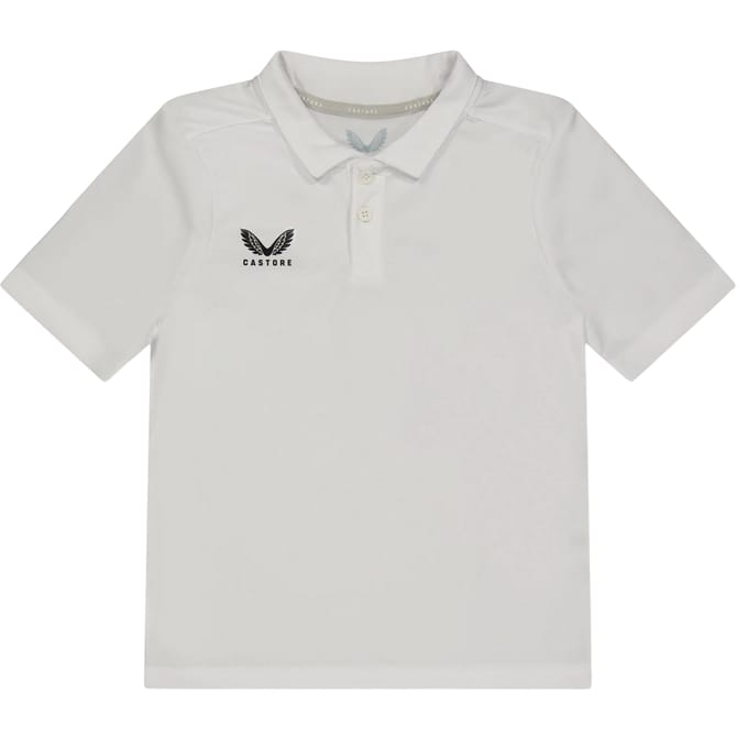Castore Kinder/Kids Poloshirt (Briljant wit)