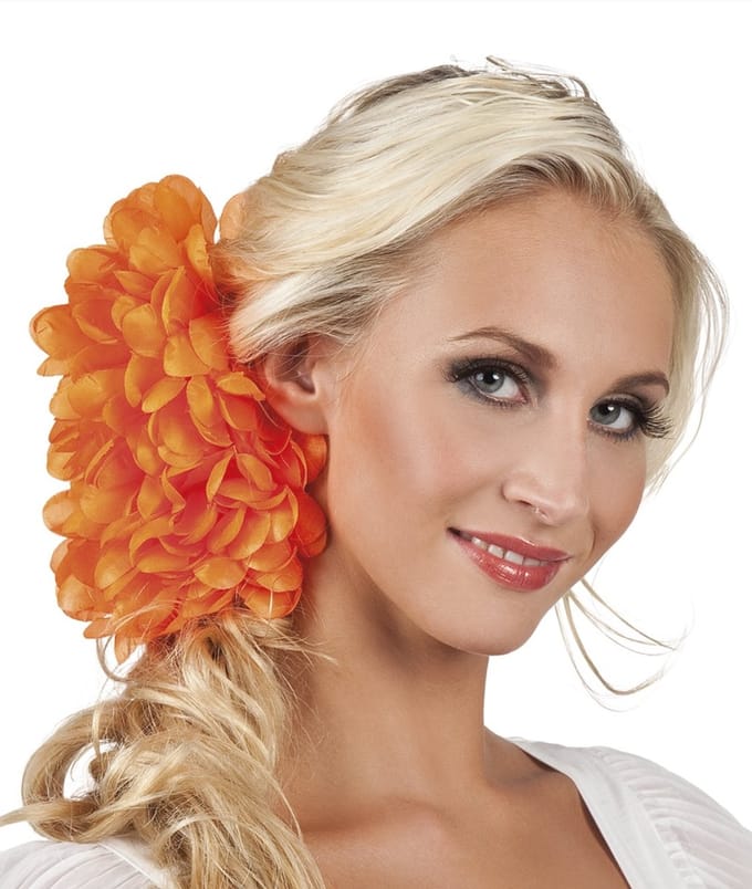 Haaraccessoire Dahlia oranje